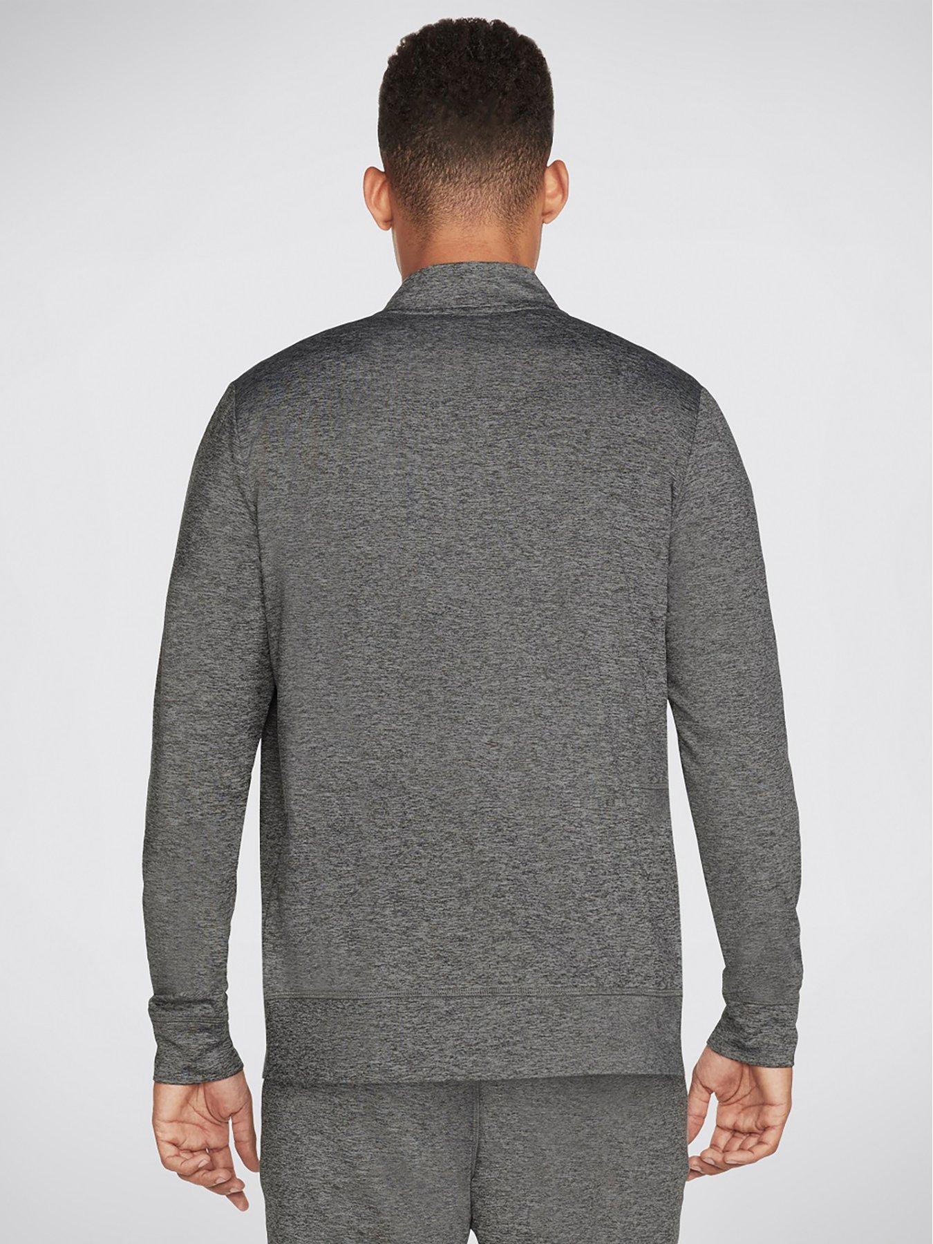 Skechers GOwalk Hoodless Hoodie - Charcoal | very.co.uk