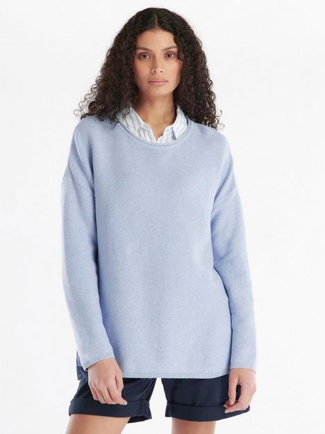 barbour-mariner-100-cotton-dropped-shoulder-knitted-jumper-blue