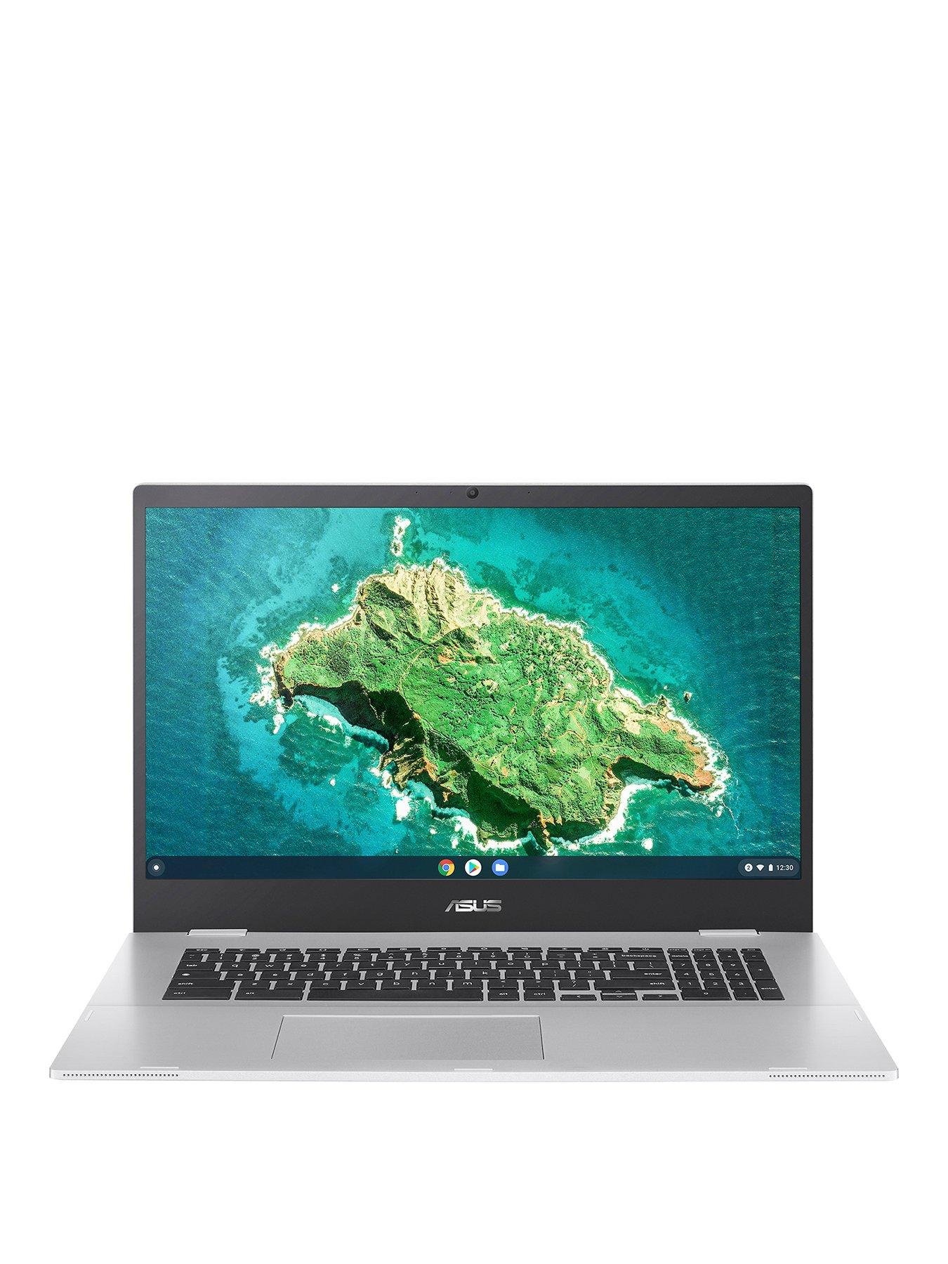 Intel® (CX1700) FHD, Silver N6000, RAM, SSD 4GB 128G Pentium® 17.3in CX1 Chromebook - Silver - Asus