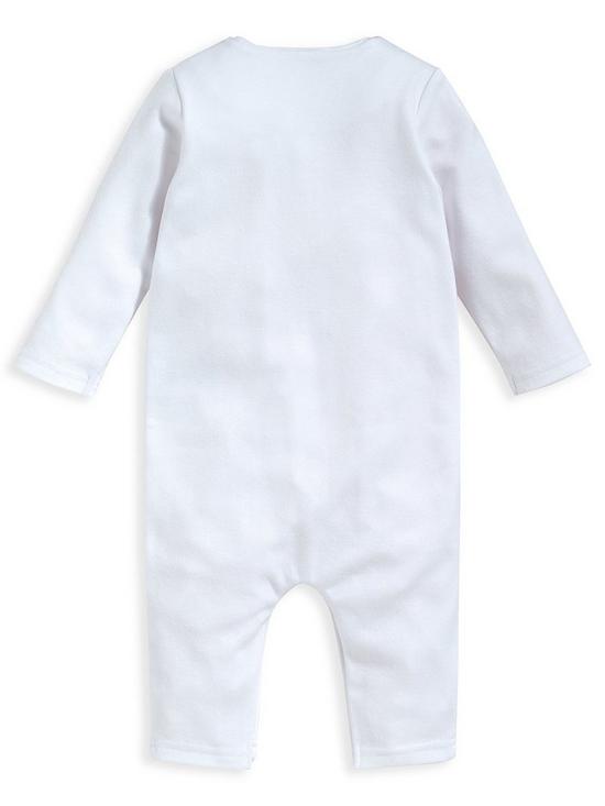 back image of mamas-papas-unisex-baby-embroidered-romper-white