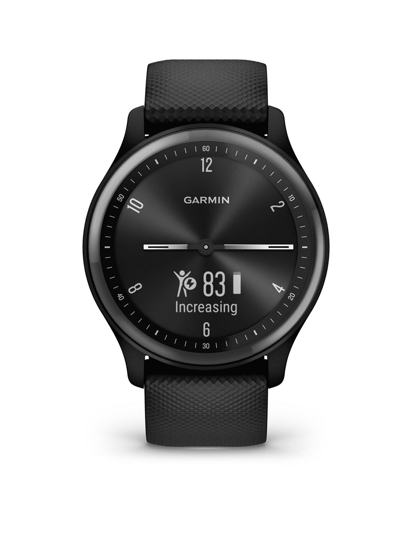 Garmin vivomove hr sport vs best sale fitbit versa