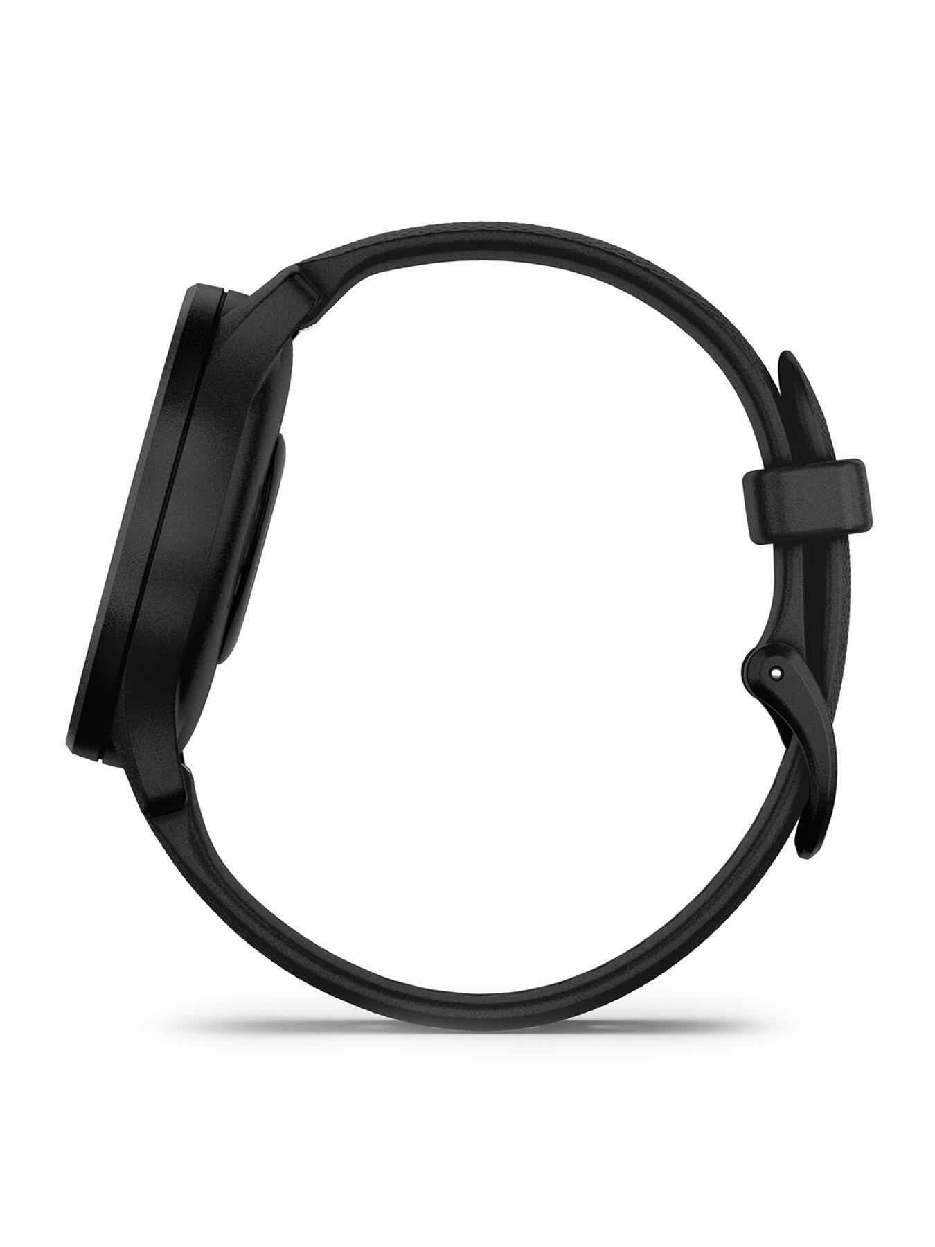 Image 3 of 8 of Garmin Vivomove Sport Hybrid Smartwatch with Hidden Touchscreen Display