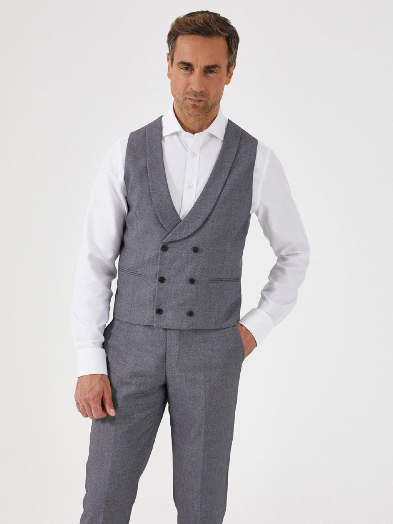 Silver waistcoat on sale