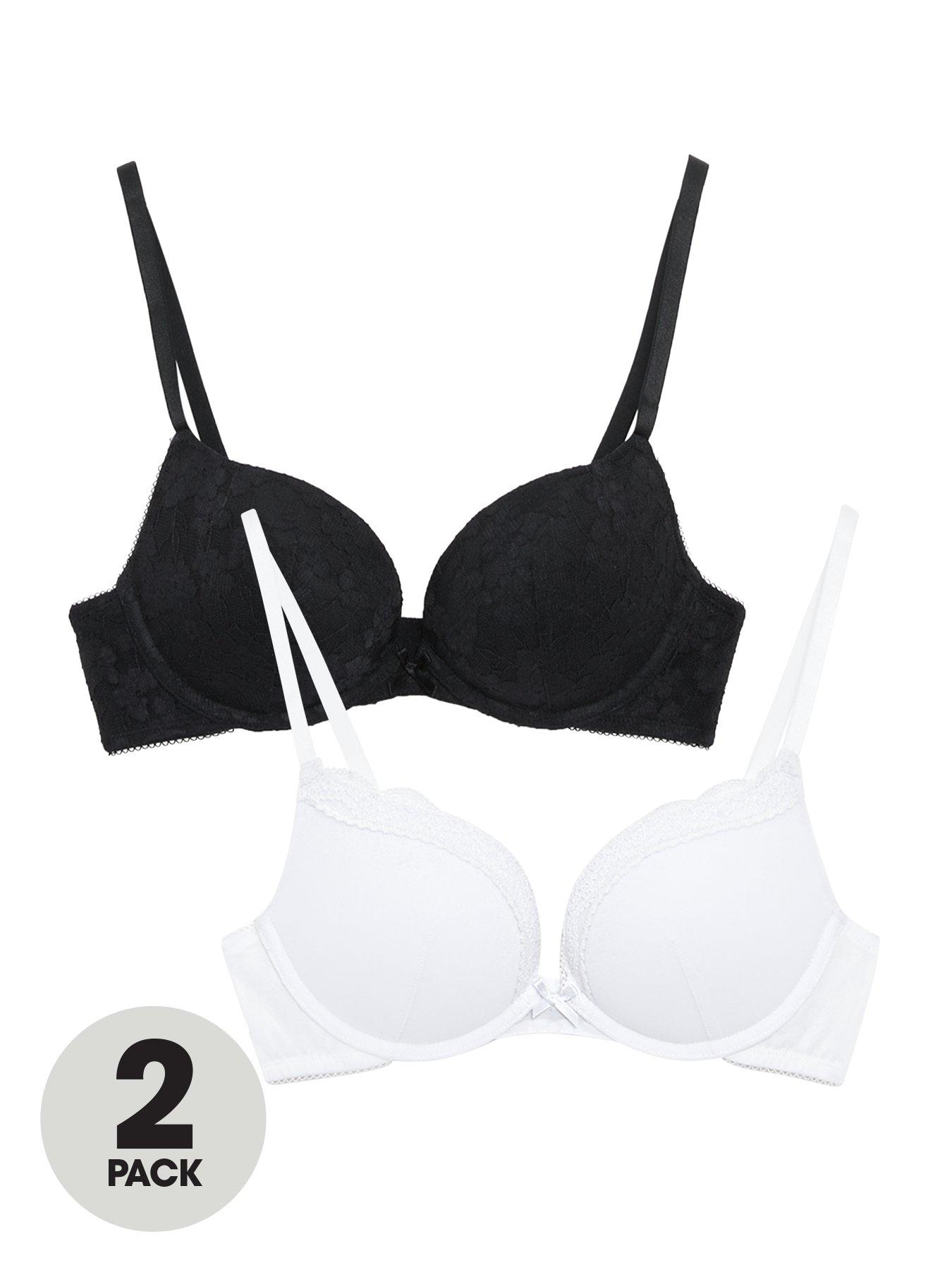 DORINA Claire Super Push Up Demi Bra - Black