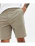  image of new-look-straight-fit-chino-shorts-khaki