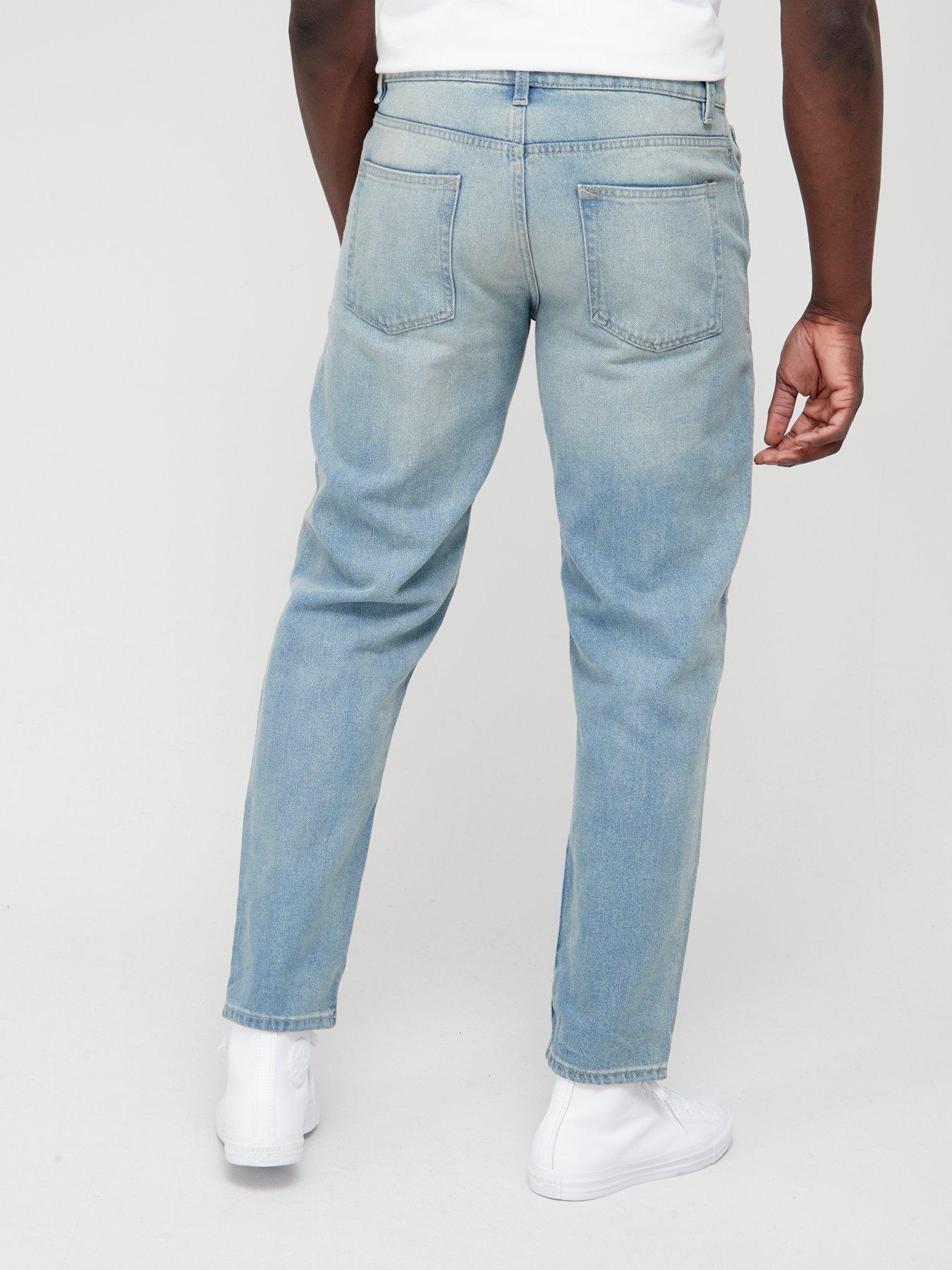 New Look Straight Trump Jeans - Light Blue | very.co.uk