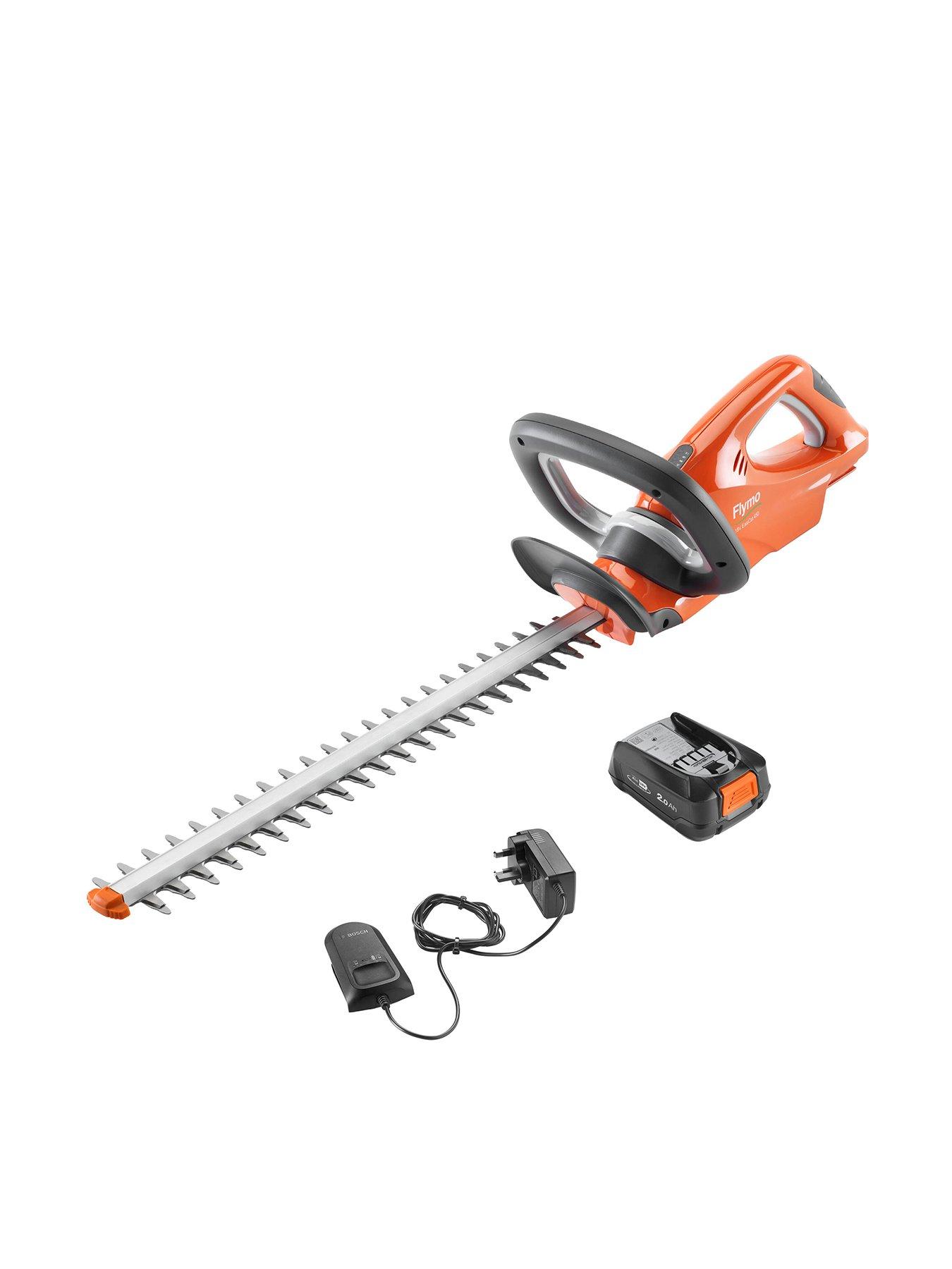 Product photograph of Flymo 18v Easicut 450 Cordless Hedge Trimmer Kit Ndash With Battery And Charger Included from very.co.uk