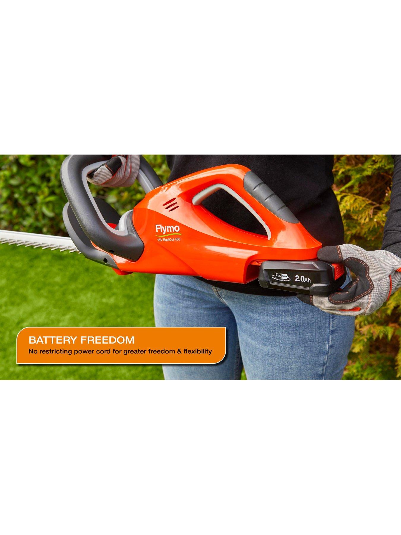 Image 4 of 7 of Flymo 18V EasiCut 450 Cordless Hedge Trimmer Kit &ndash; With Battery and Charger Included