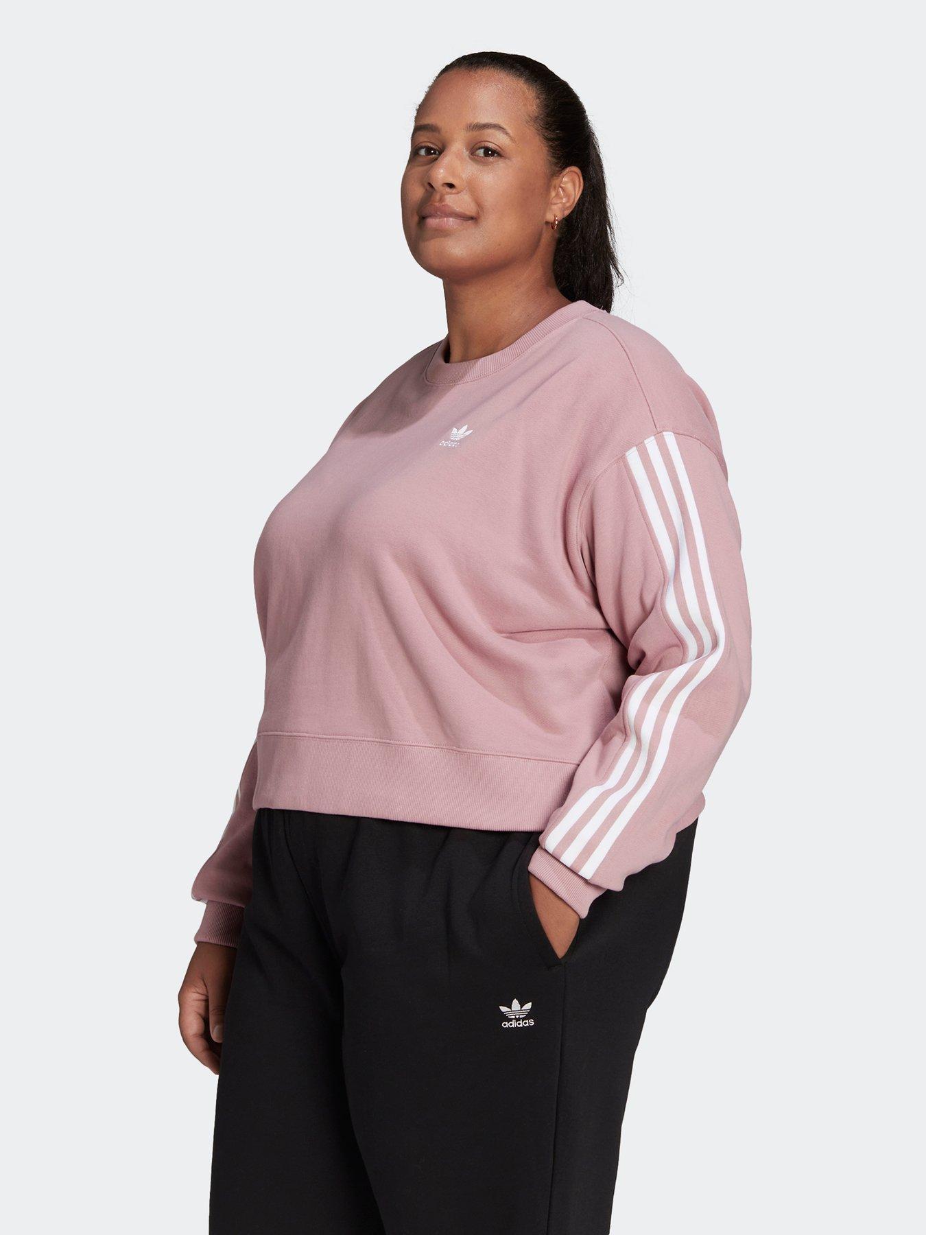 adidas cropped hoodie purple