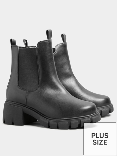 yours-clothing-chunky-sole-chelsea-boots