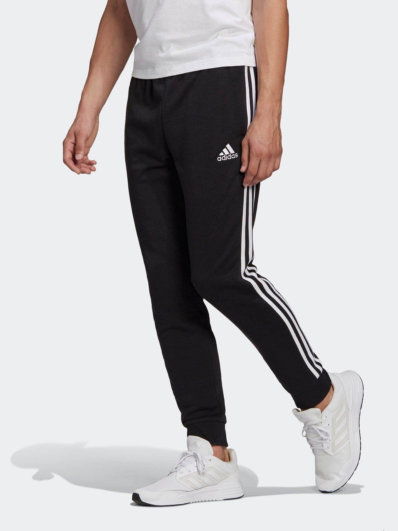 Essentials French Terry Tapered Cuff 3-stripes Joggers
