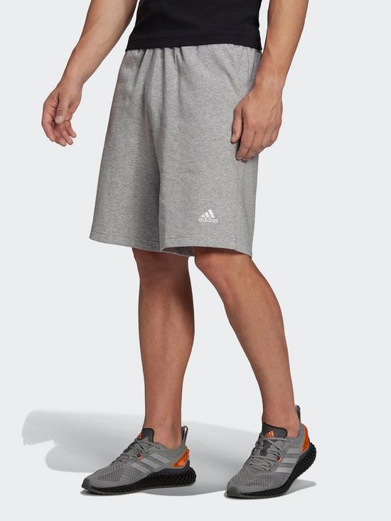 front image of adidas-studio-lounge-shorts