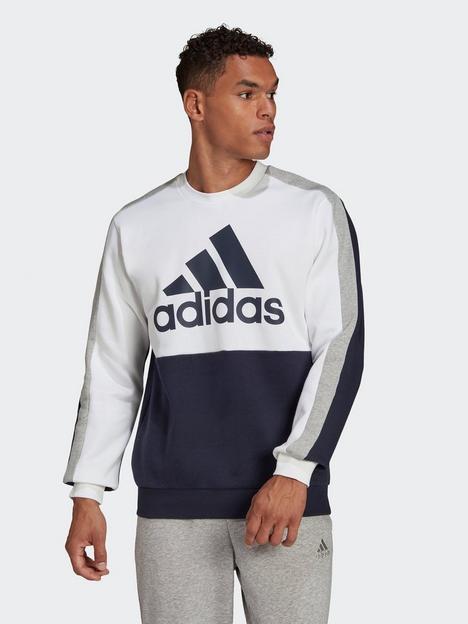 adidas-essentials-colorblock-fleece-sweatshirt