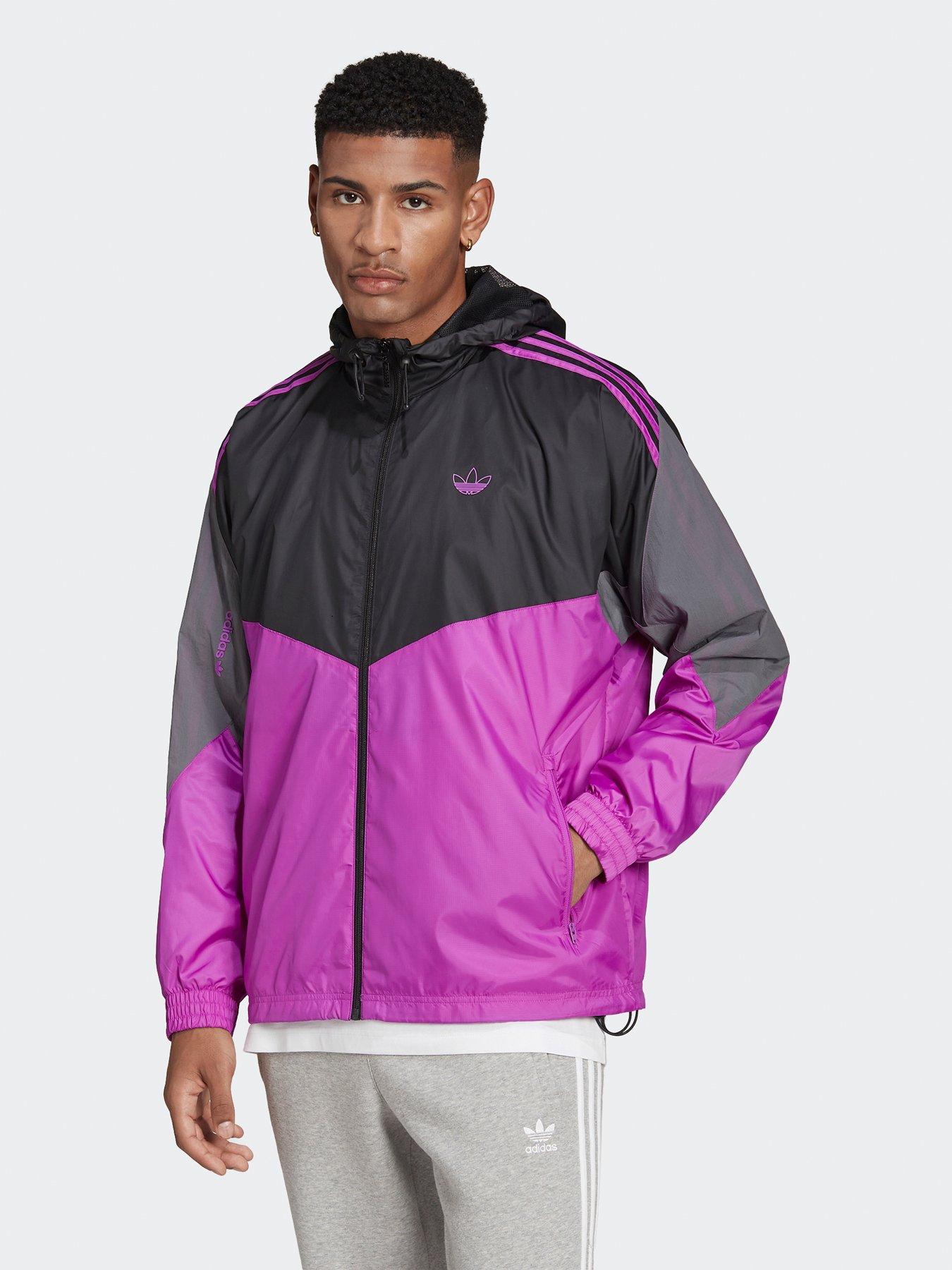 adidas originals linear jacket pink