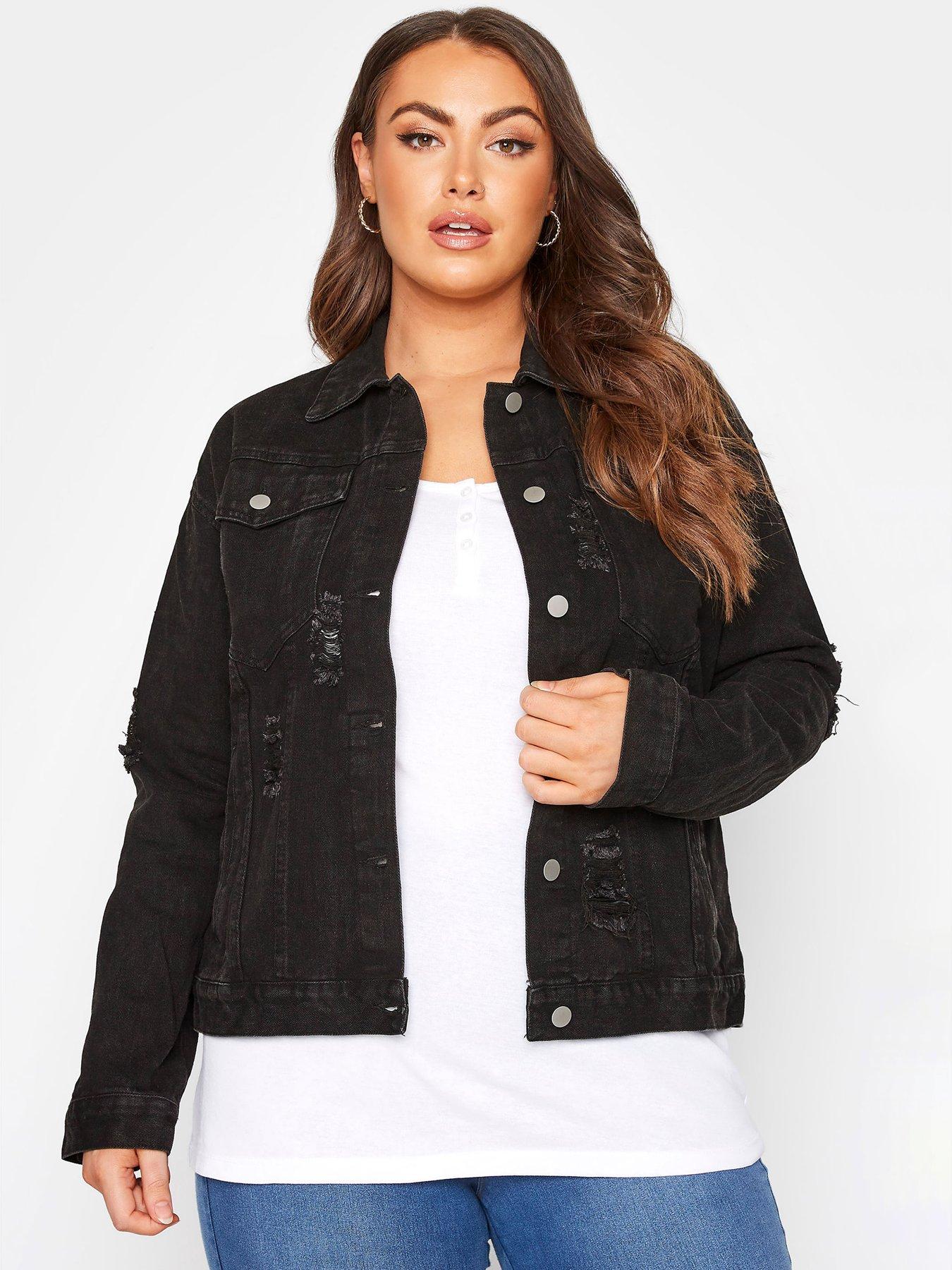 matalan black denim jacket