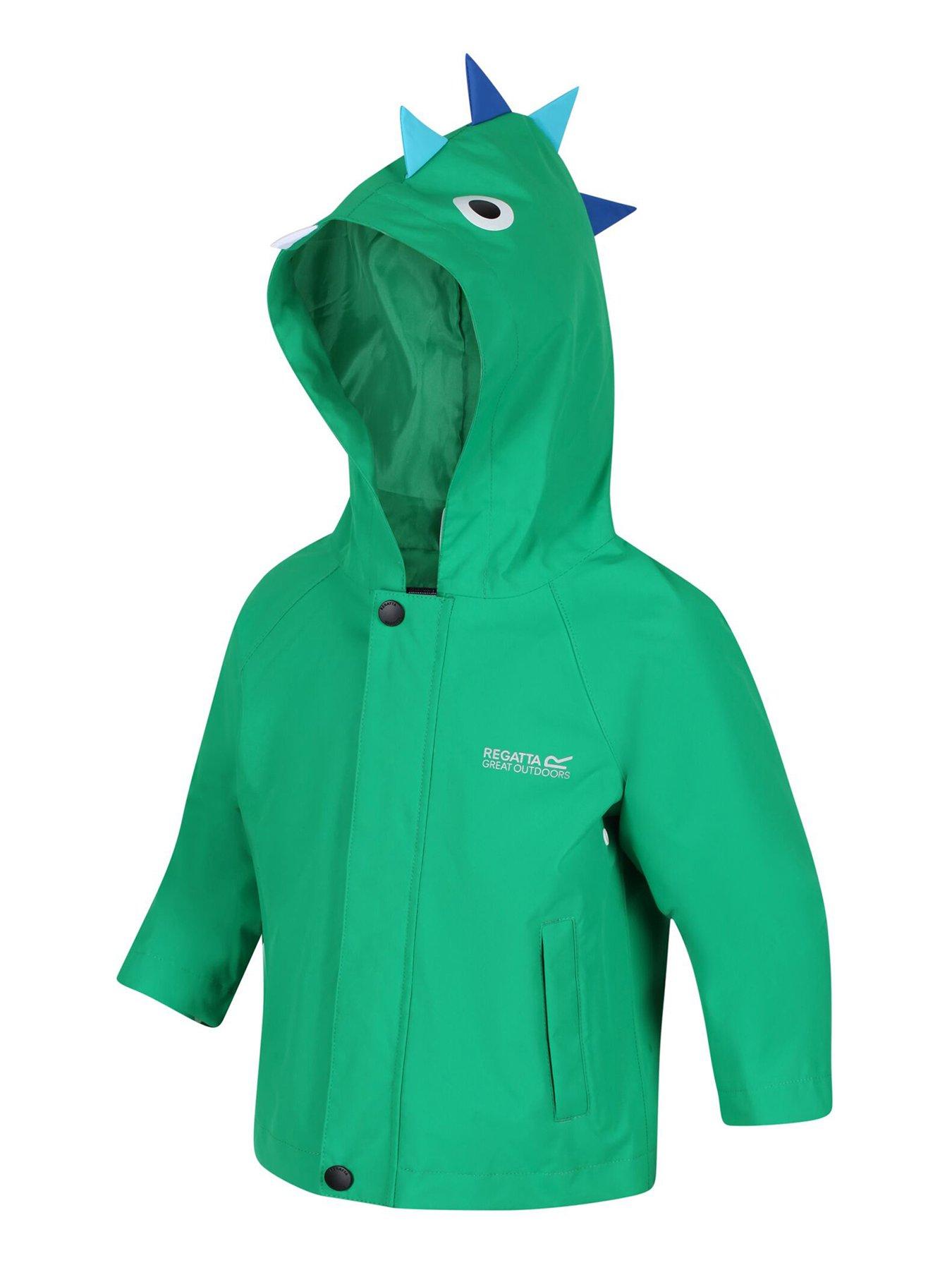 Kids Kids Jelly Bean Dino Waterproof Jacket - Green