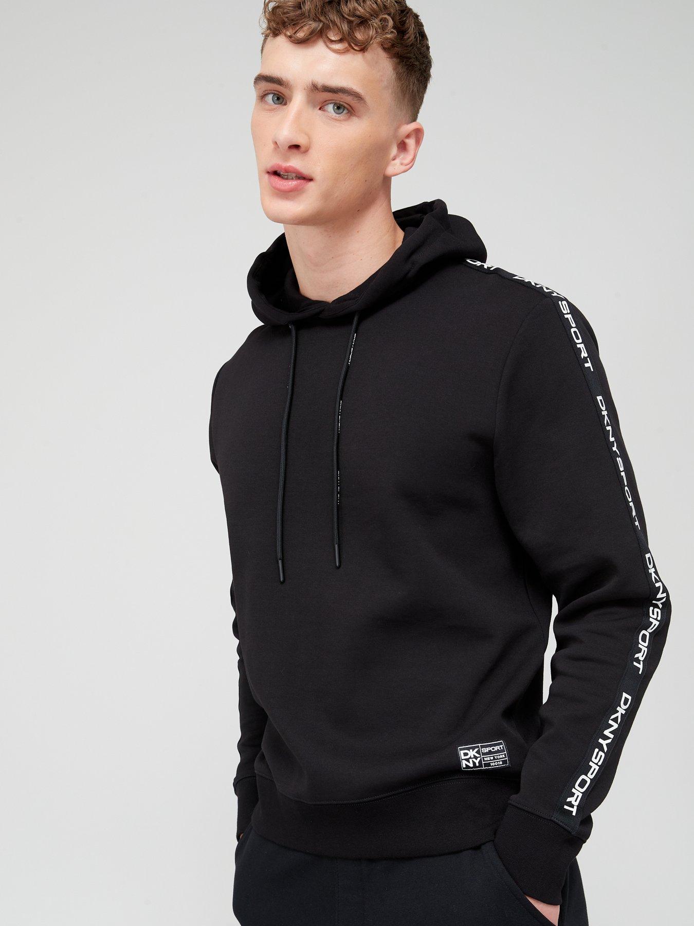 DKNY Sport Park Slope Tape Hoodie - Black | very.co.uk