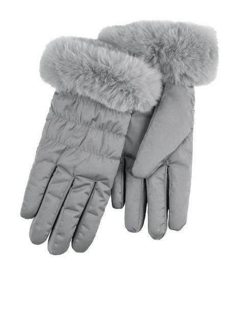 totes-water-repellent-padded-smartouch-gloves-with-faux-fur-cuff-grey