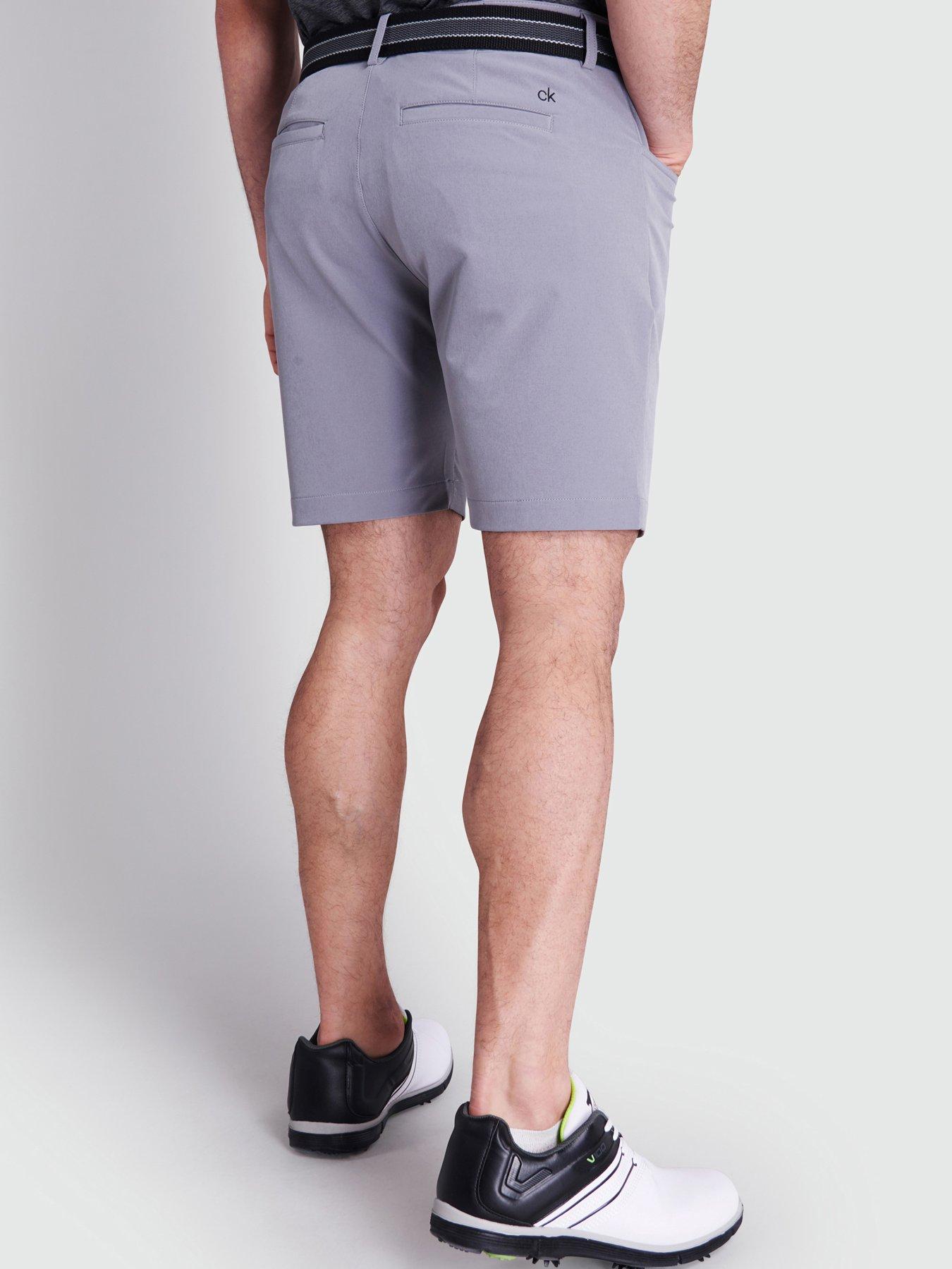 Calvin Klein Golf Genius 4-Way Stretch Short - Silver | very.co.uk