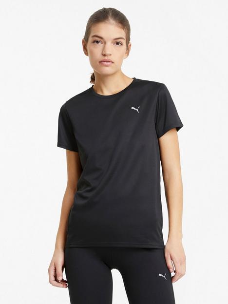 puma-run-favourite-short-sleevenbspt-shirt-black