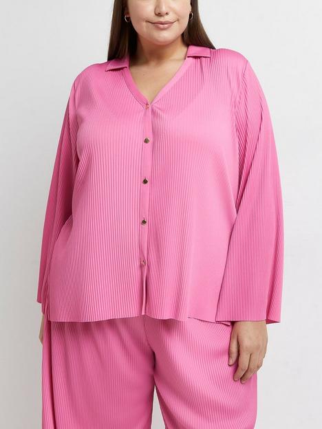 ri-plus-pleated-shirt-pink