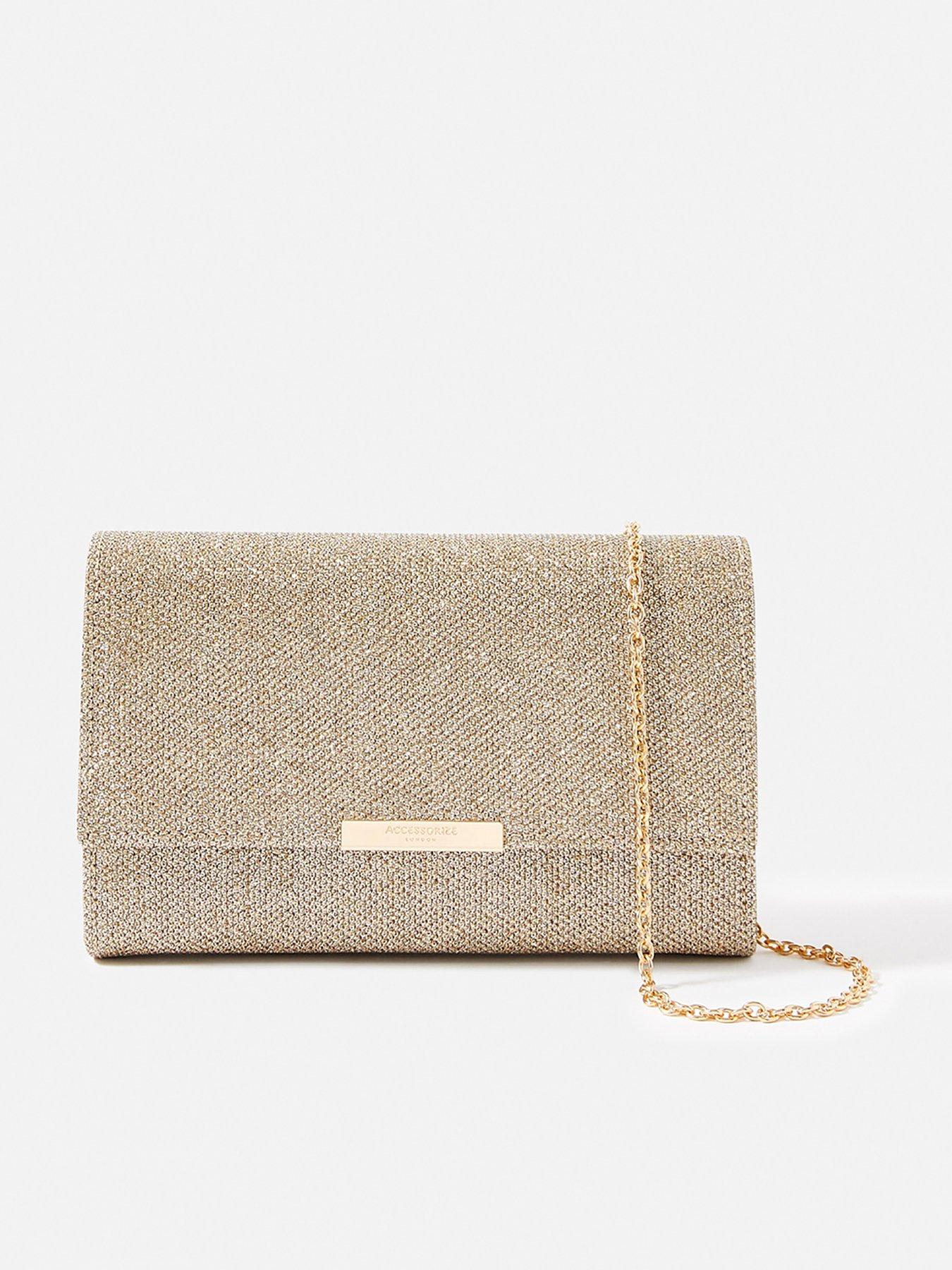 Accessorize Lurex Box Clutch | Very.co.uk