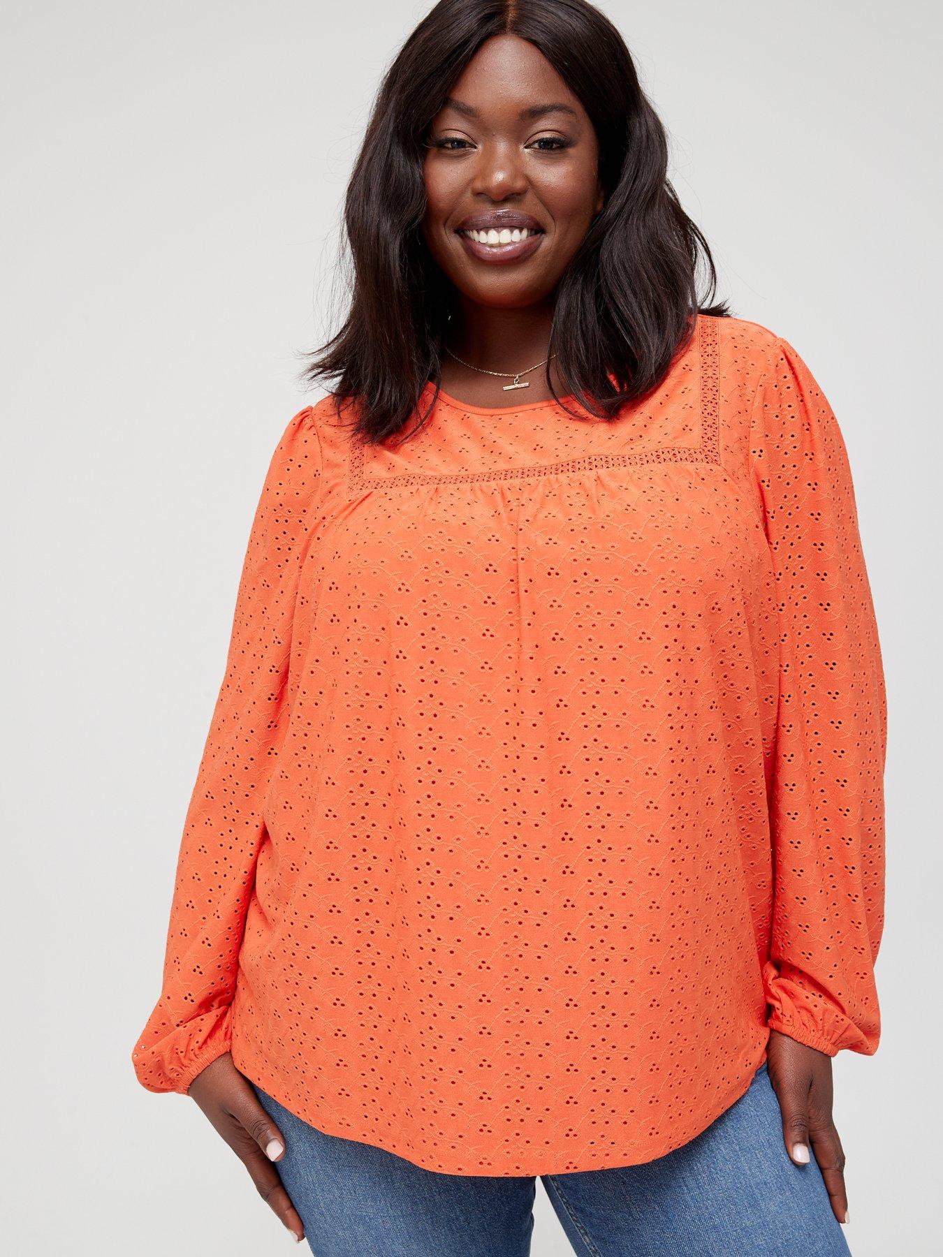 discount 63% White/Black/Orange L Natura blouse WOMEN FASHION Shirts & T-shirts Blouse Print 
