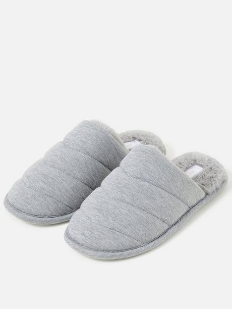 accessorize-chevron-quilt-capped-slipper