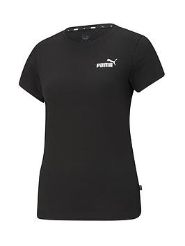 puma essentials small logo t-shirt - black