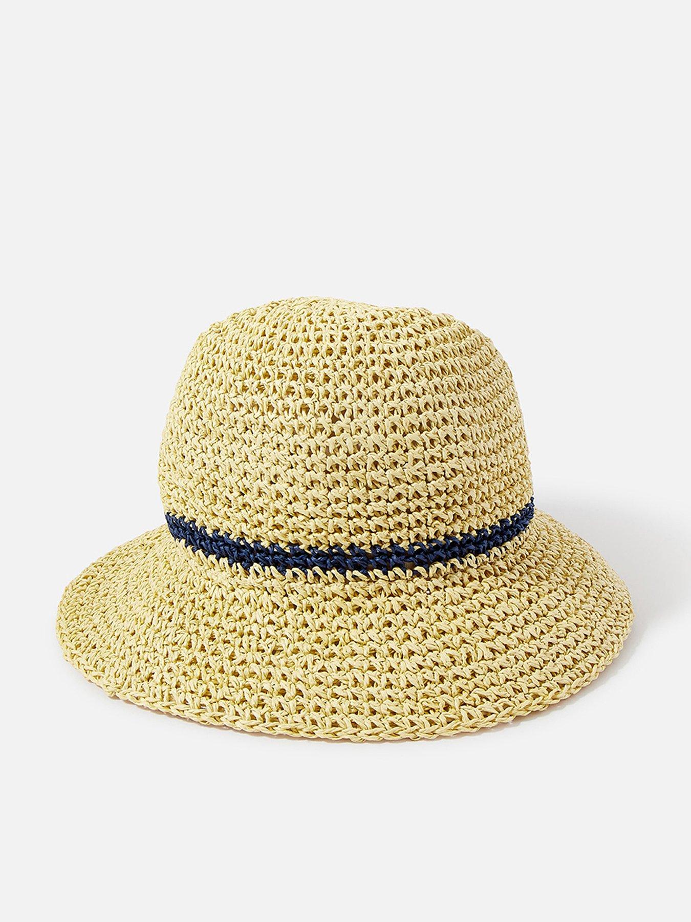  Stripe Natural Bucket Hat