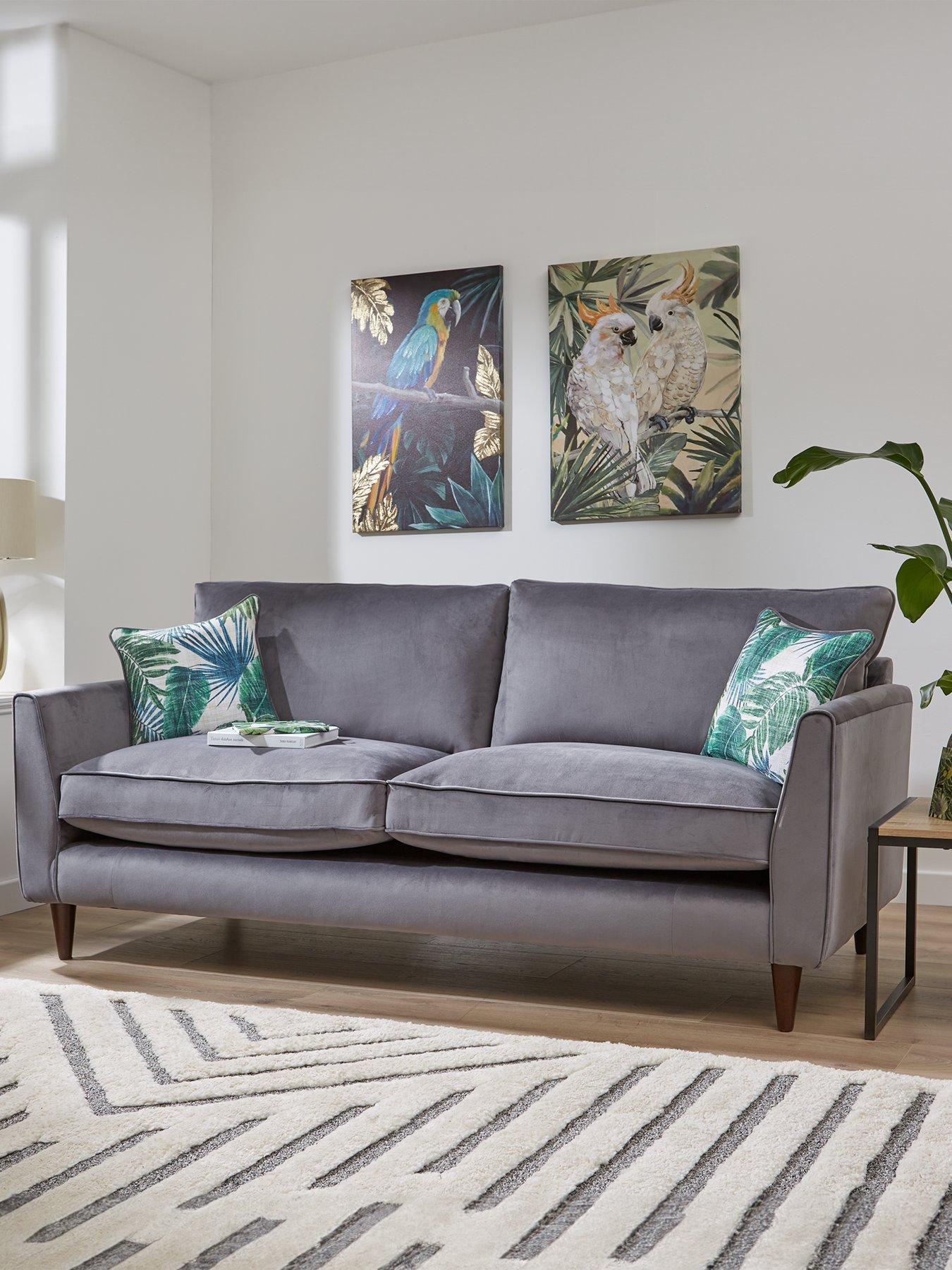 undefined Pasha Fabric 2 Seater Sofa