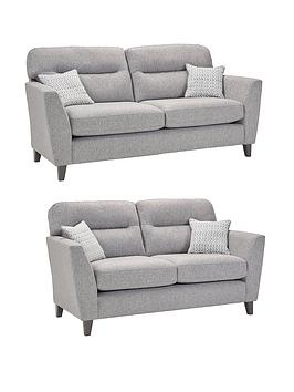 Product photograph of Very Home Clara Fabric 3 Seater 2 Seater Sofa Set from very.co.uk
