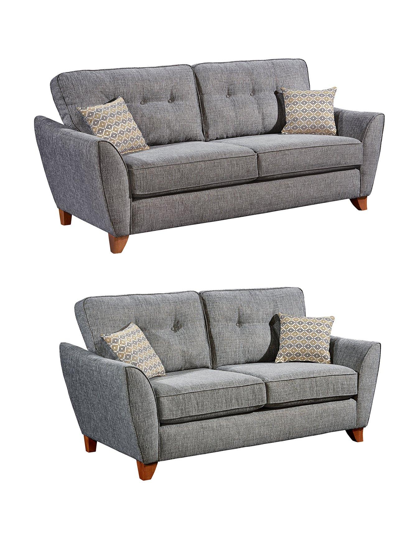 Ashley linen deals sofa