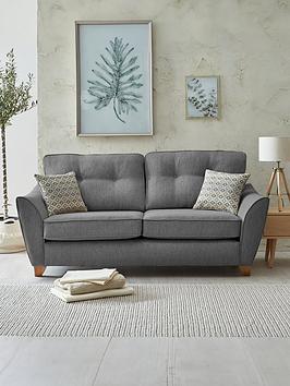 Product photograph of Very Home Ashley Fabric 3 Seater Sofa from very.co.uk