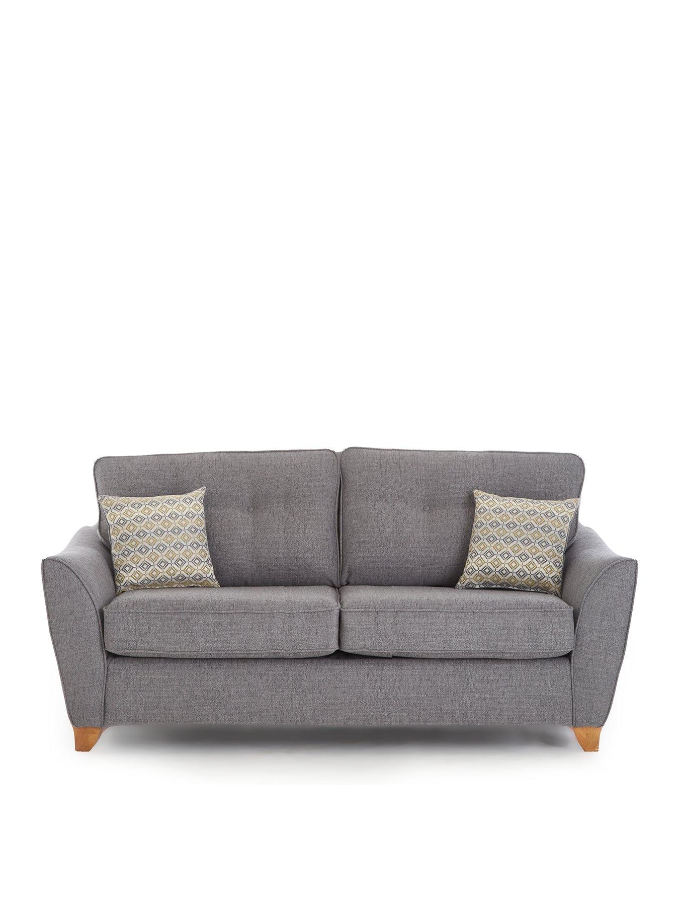 Product photograph of Very Home Ashley Fabric 3 Seater Sofa from very.co.uk