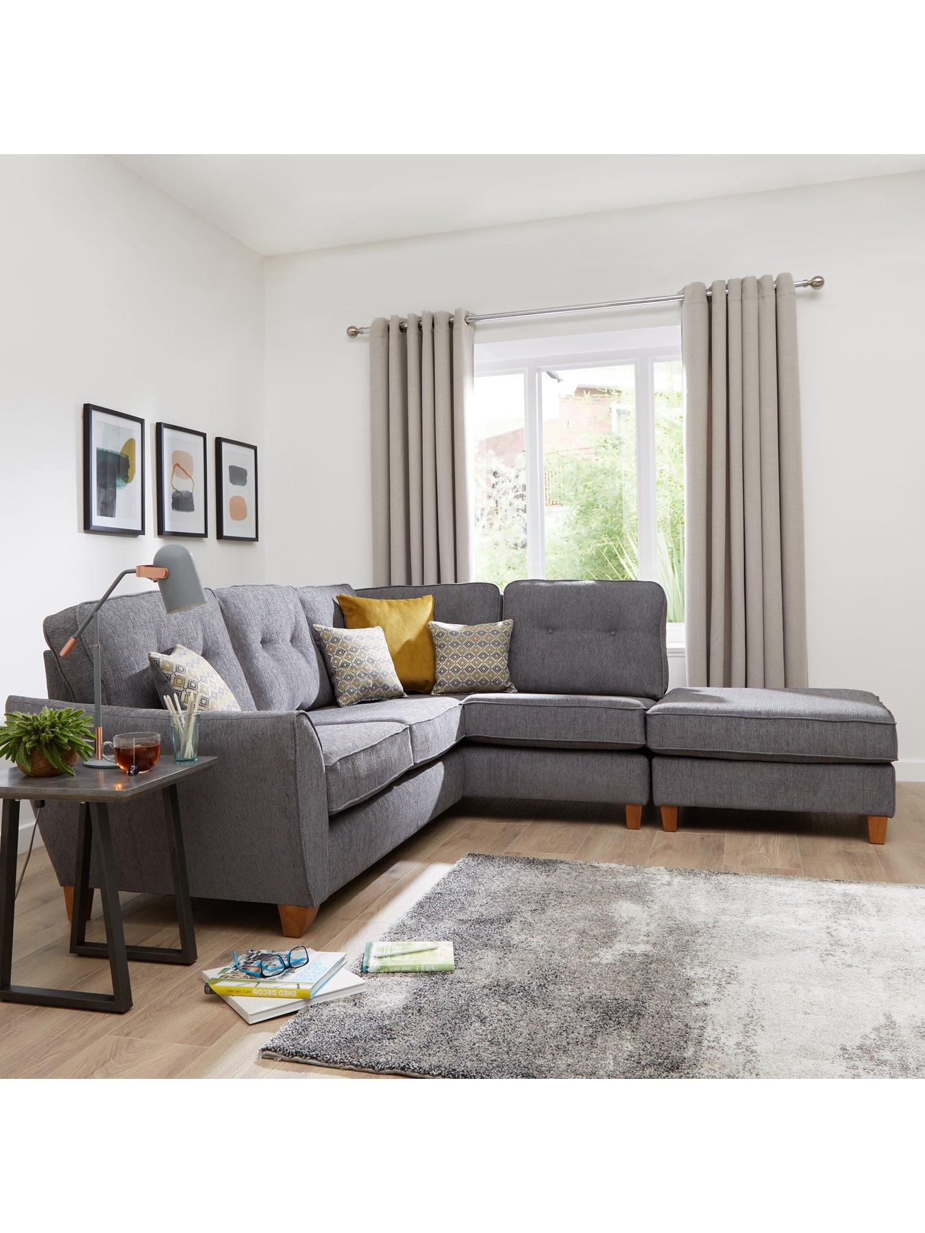 undefined Ashley Small Fabric Right Hand Chaise