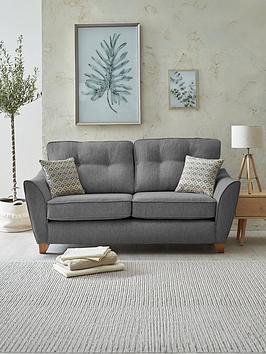 Product photograph of Very Home Ashley Fabric 2 Seater Sofa from very.co.uk