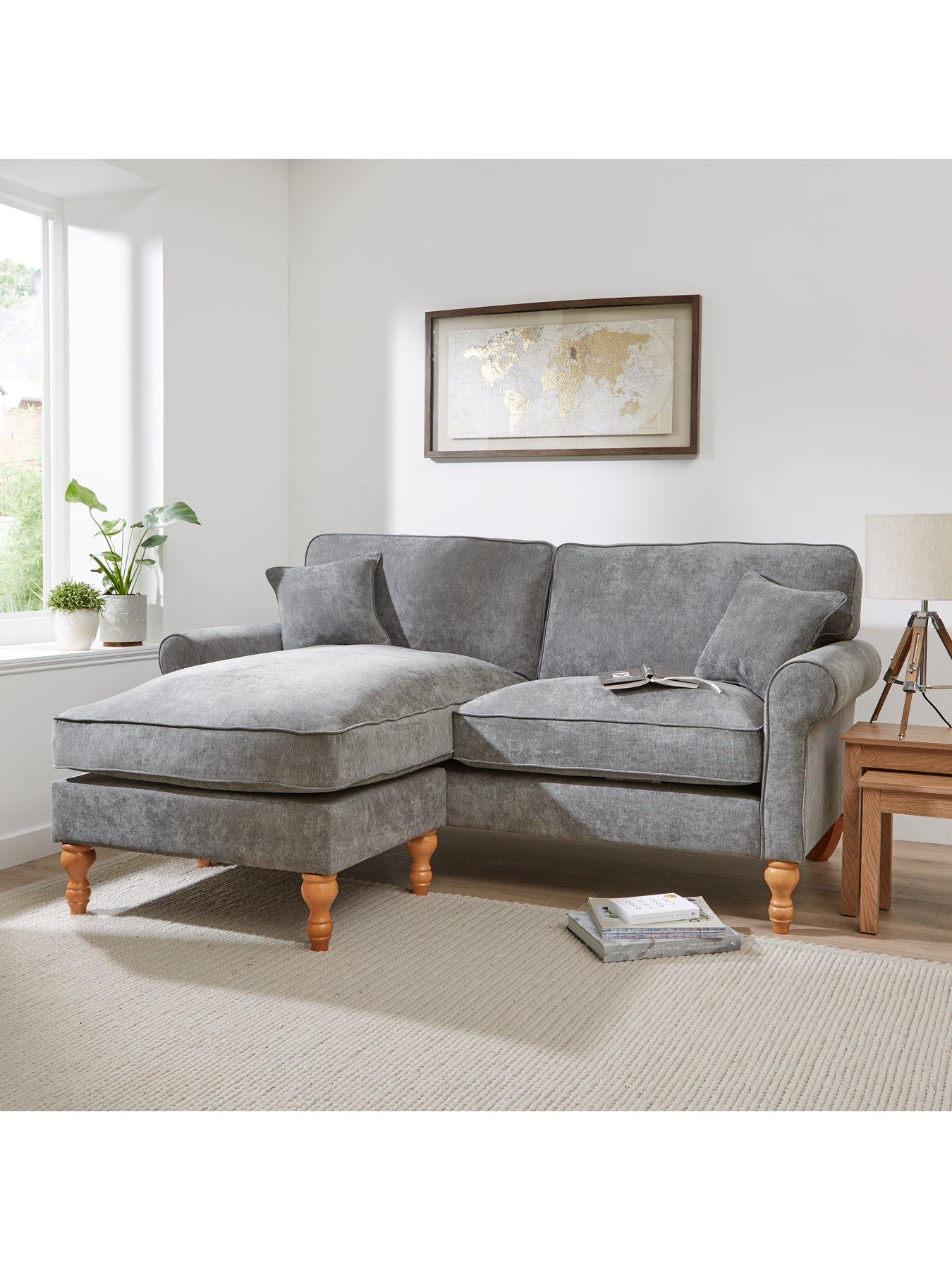 Product photograph of Very Home William Fabric Lounger from very.co.uk