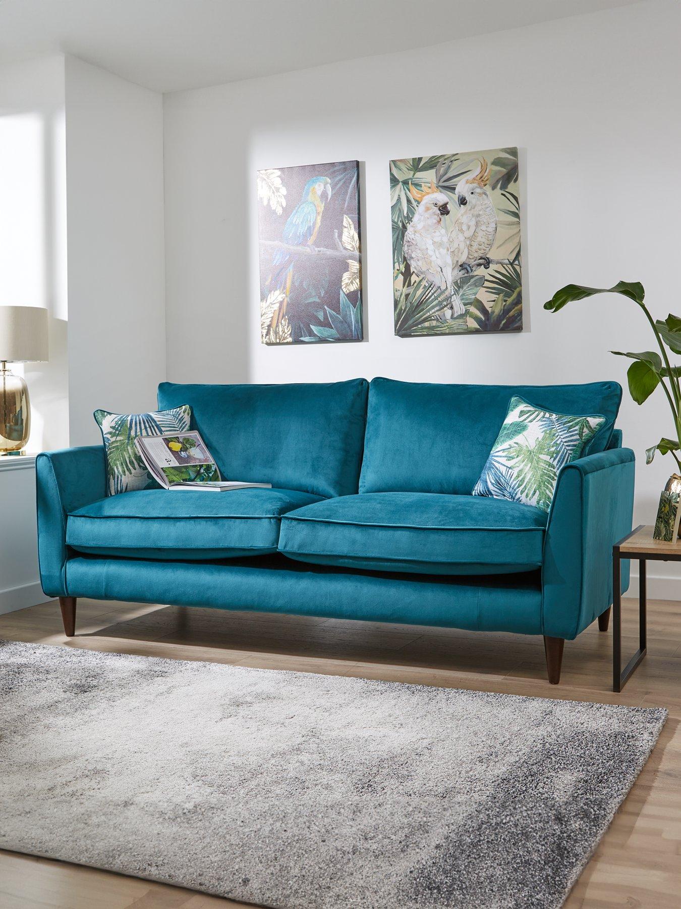 undefined Pasha Fabric 2 Seater Sofa
