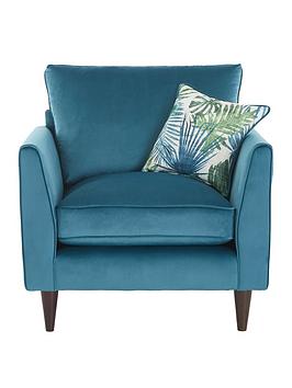 Product photograph of Very Home Pasha Armchair - Teal from very.co.uk