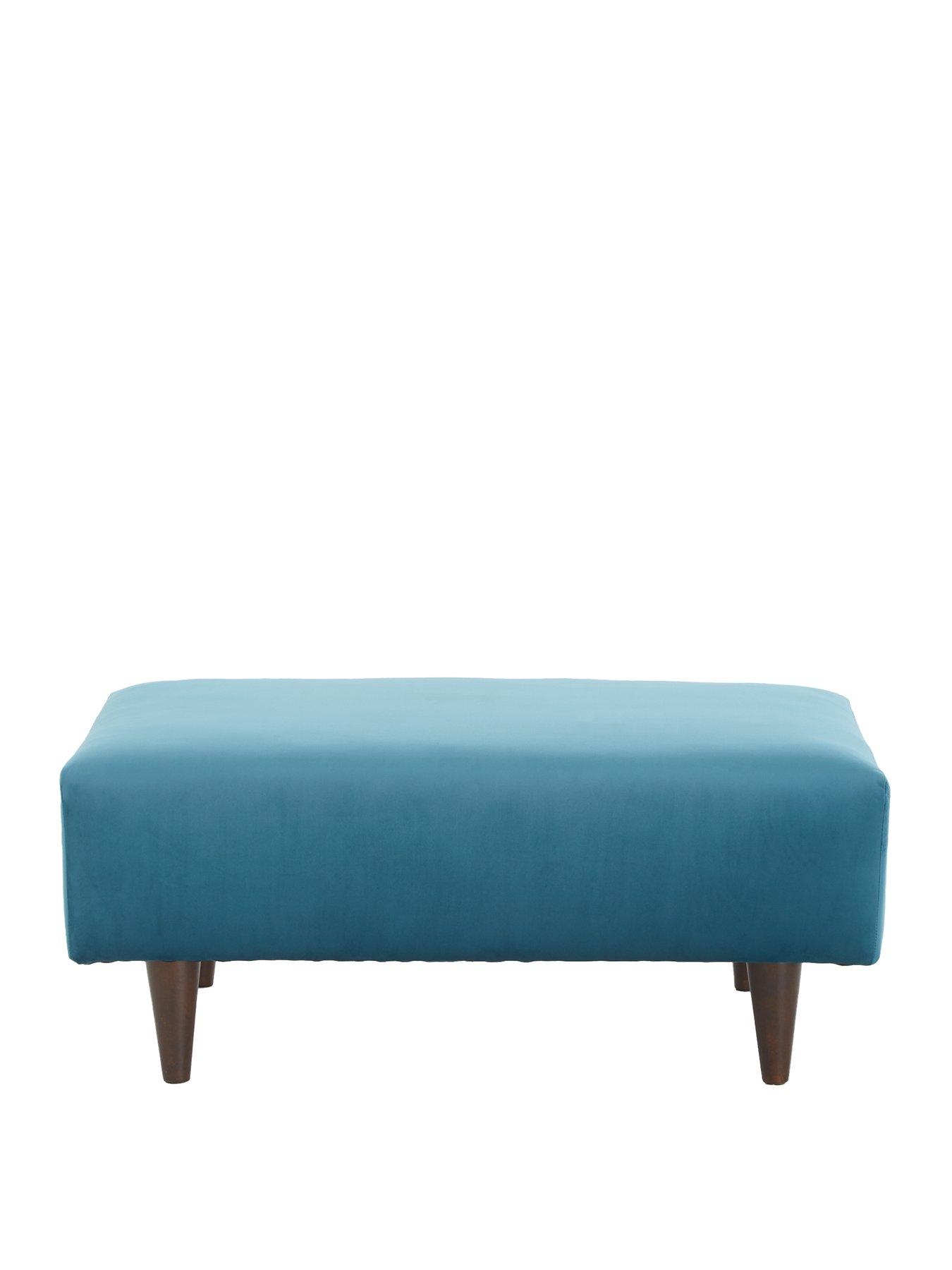 Image 2 of 5 of Very Home Pasha Fabric Footstool&nbsp;- Made to order in the UK