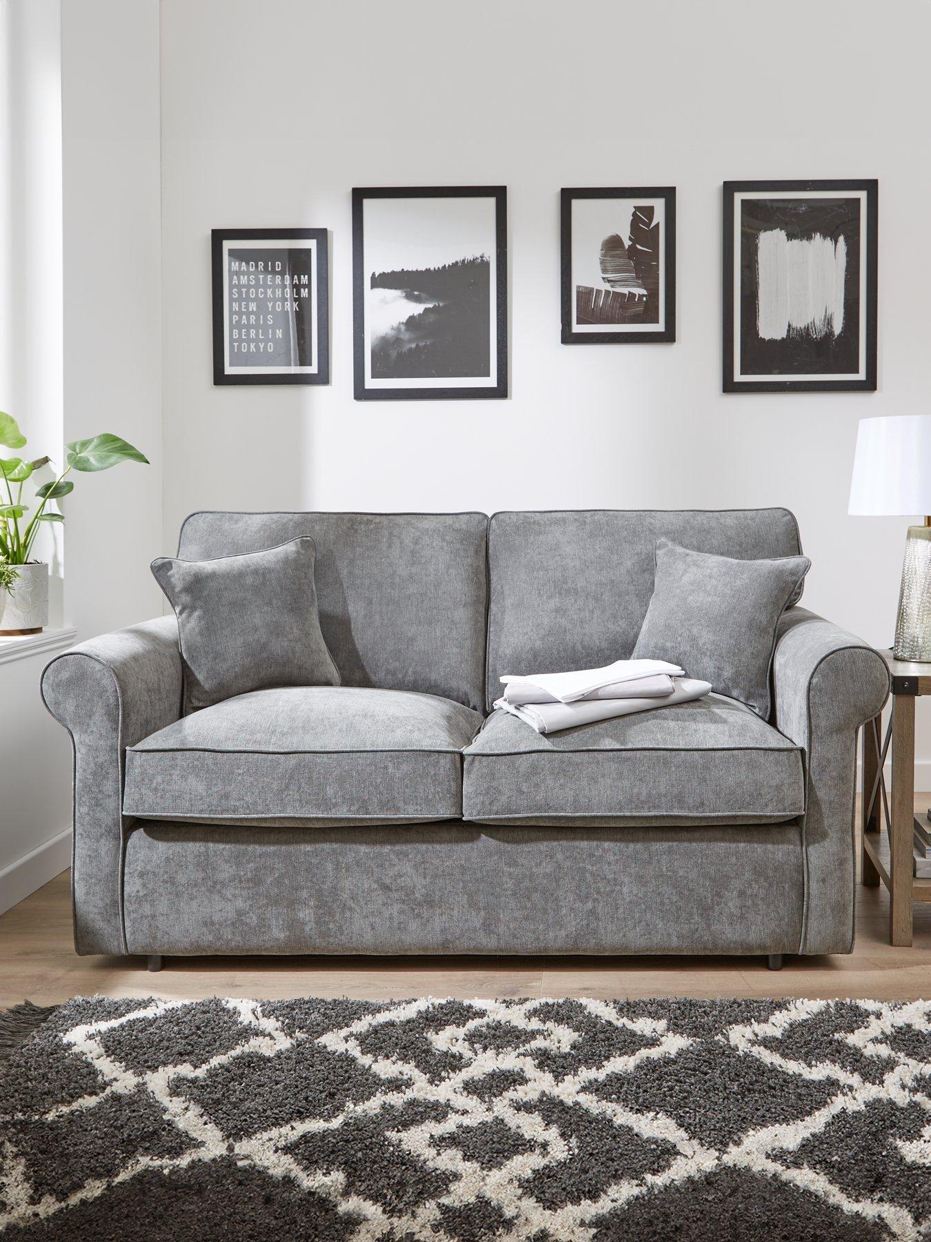 Grey sofa deals beds for sale