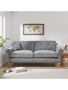 Product photograph of Very Home William Fabric 3 Seater Sofa from very.co.uk