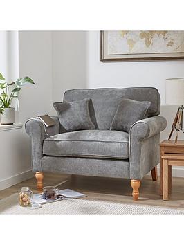 Product photograph of Very Home William Fabric Armchair from very.co.uk