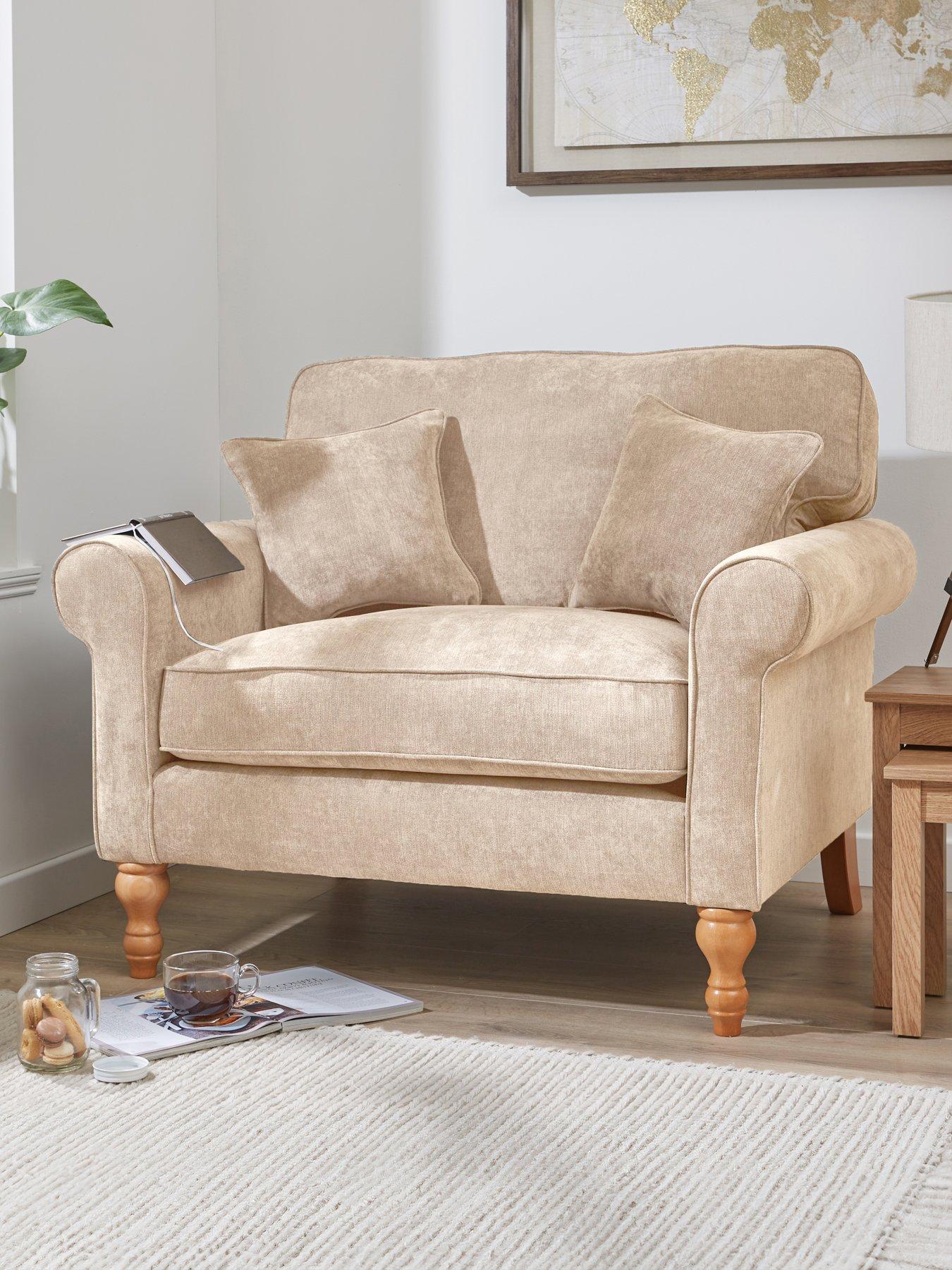 Very Home William Fabric Armchair - Made in the UK