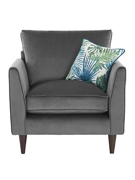 Product photograph of Very Home Pasha Fabric Armchair from very.co.uk