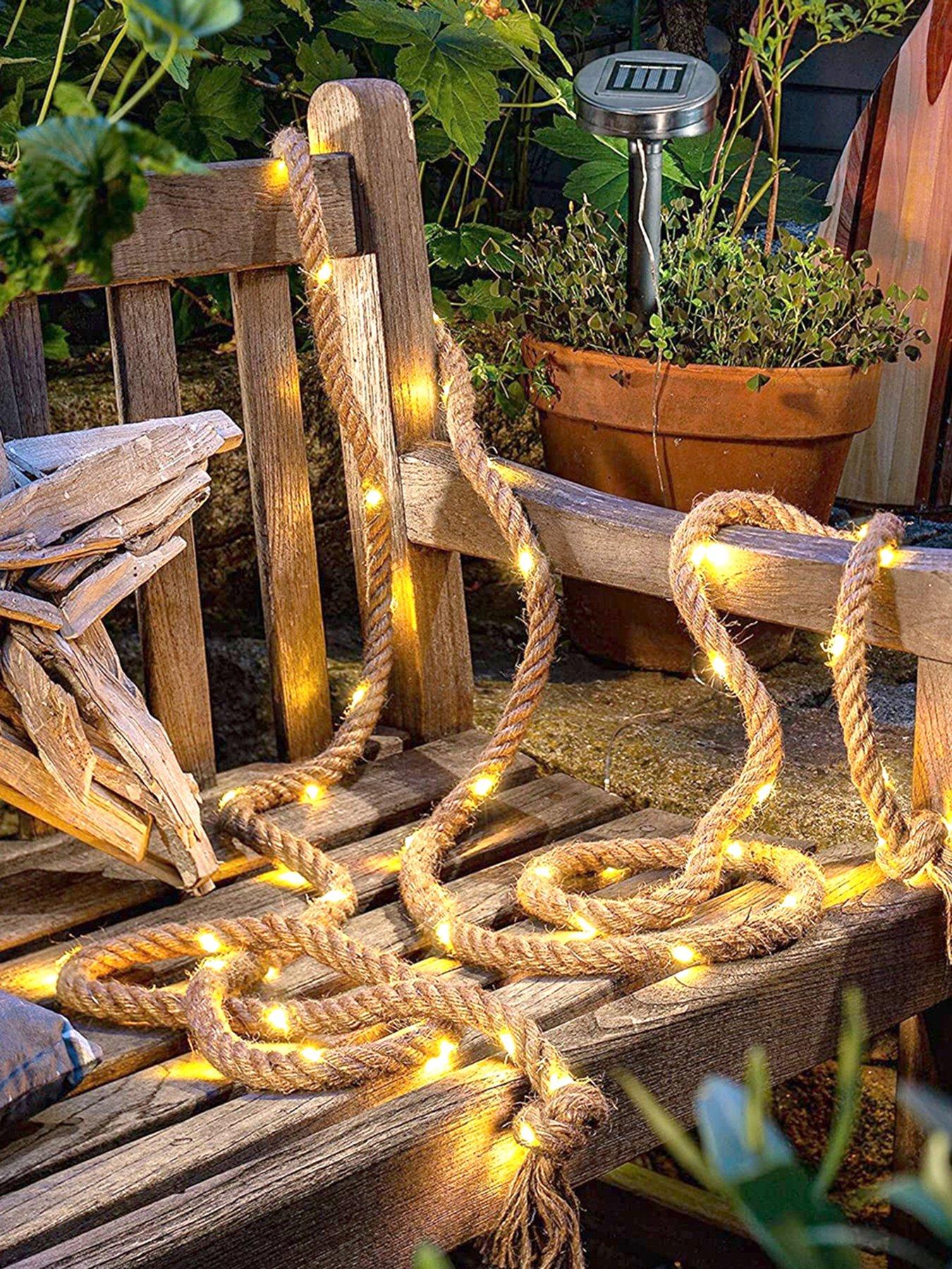 Product photograph of Streetwize Set Of 2 X 35led 4m Solar Rope Lights from very.co.uk