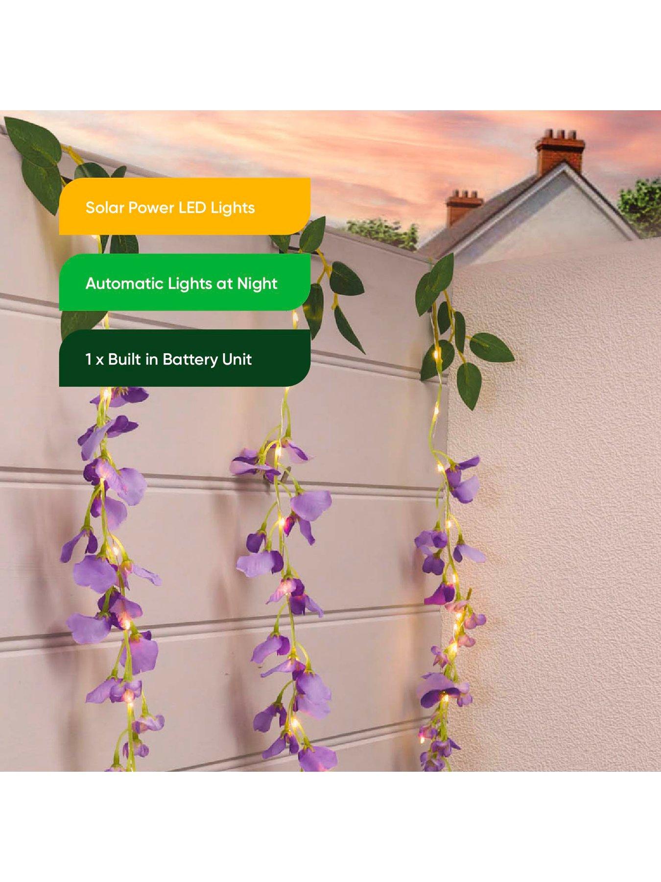 Image 7 of 7 of Streetwize Set of 6 Solar 60 LED Wisteria Outdoor Lights
