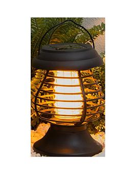 Product photograph of Streetwize 2 In 1 Solar Flame Bug Zapper Lantern from very.co.uk