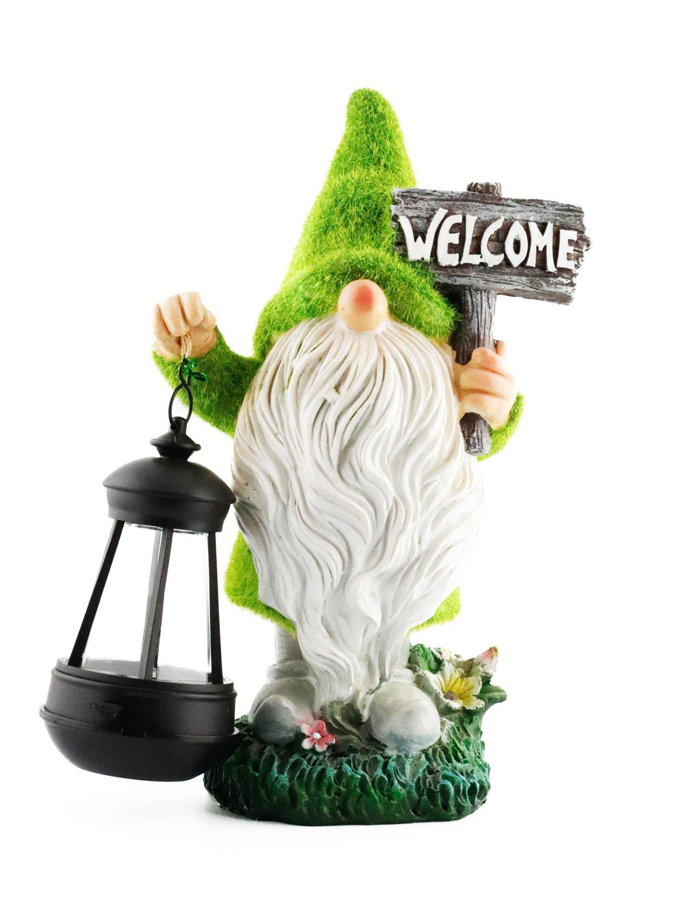 Product photograph of Streetwize Welcome Gnome Solar Light from very.co.uk